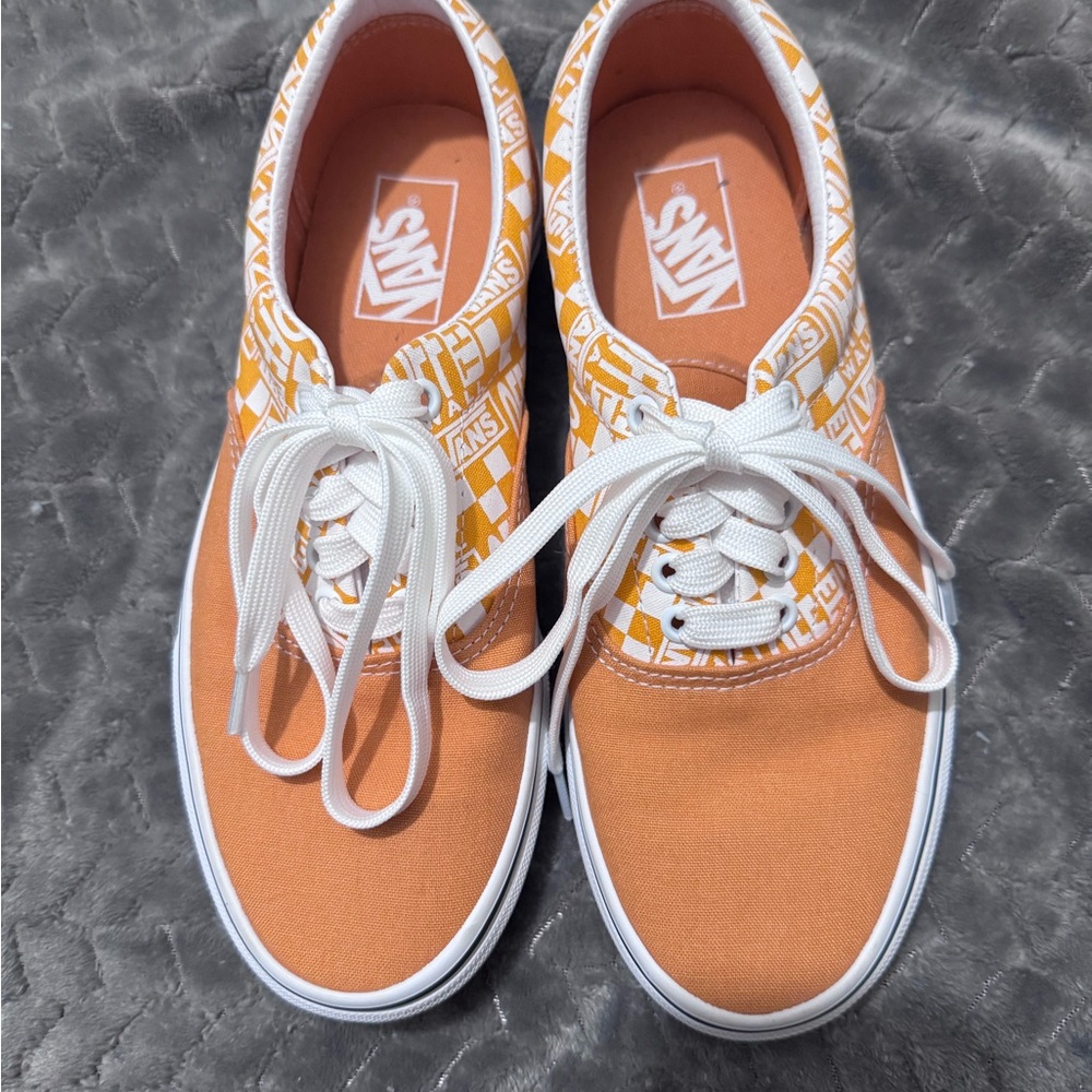 Vans Bold Yellow and White Lace-Up Shoes